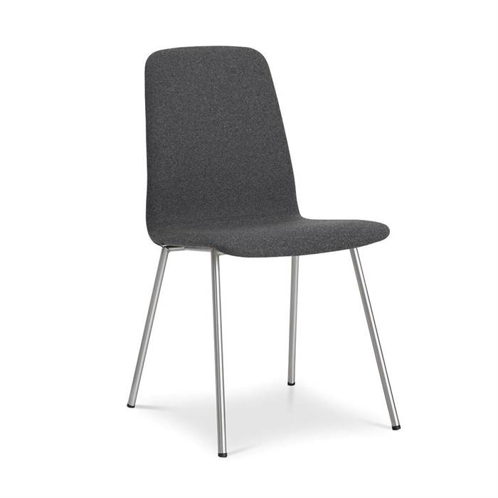 Skovby SM93 spisebordsstol m. stålben og polstring i stofgruppe 1