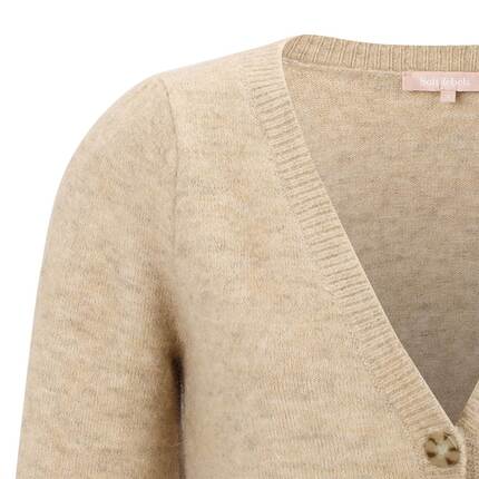 Soft Rebels Liva 3/4 Cardigan knit - Dijon