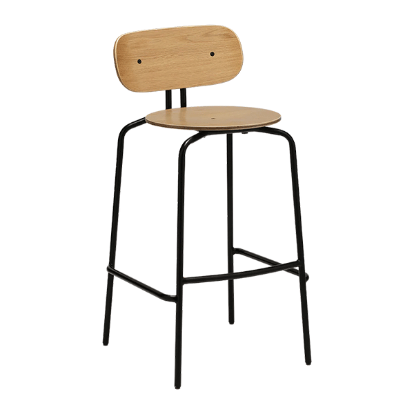Umage Curious Barstol Sort / Uden Pude