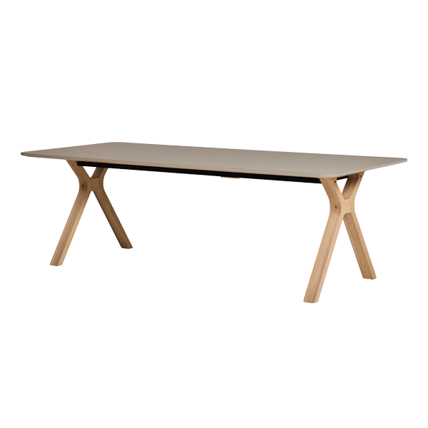 Space spisebord set fra siden