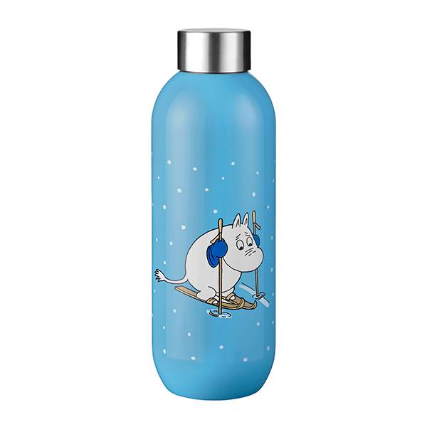 Billede af Stelton Keep Cool termoflaske 0,6 l - Moomin skiing