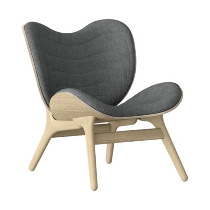 Umage Lounge Chair - Mørkegrå - Lys eg