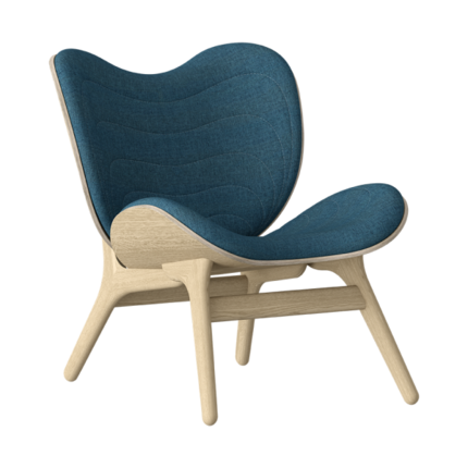 Umage Lounge Chair - Petrol blå - Lys eg