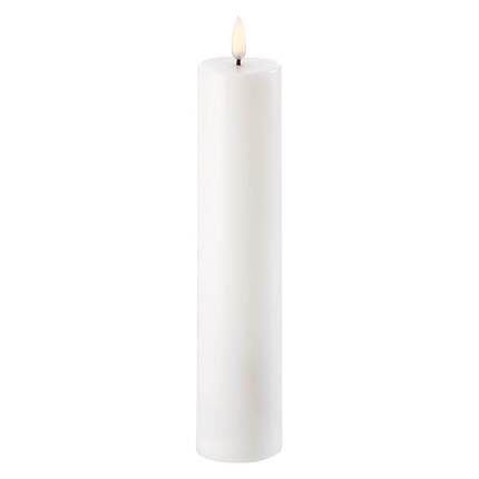 Uyuni Lighting LED Pillar bloklys - Ø5,8 x H22 cm - Nordic White