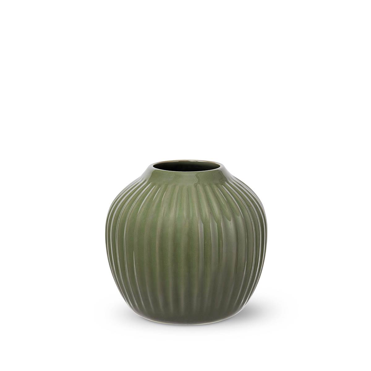 Rådgiver Rationel Hals Køb Kähler Hammershøi vase | H:13 cm | Mørk grøn