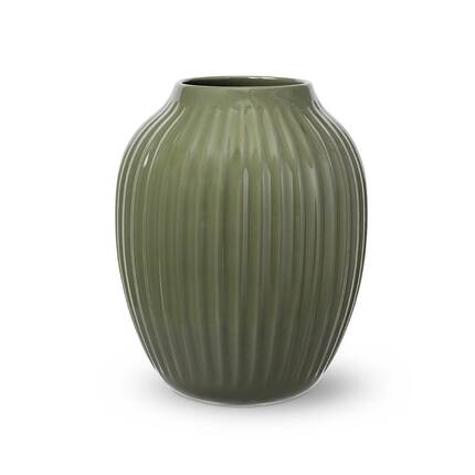 Kähler Hammershøi vase - H:25,5 cm - Mørk grøn